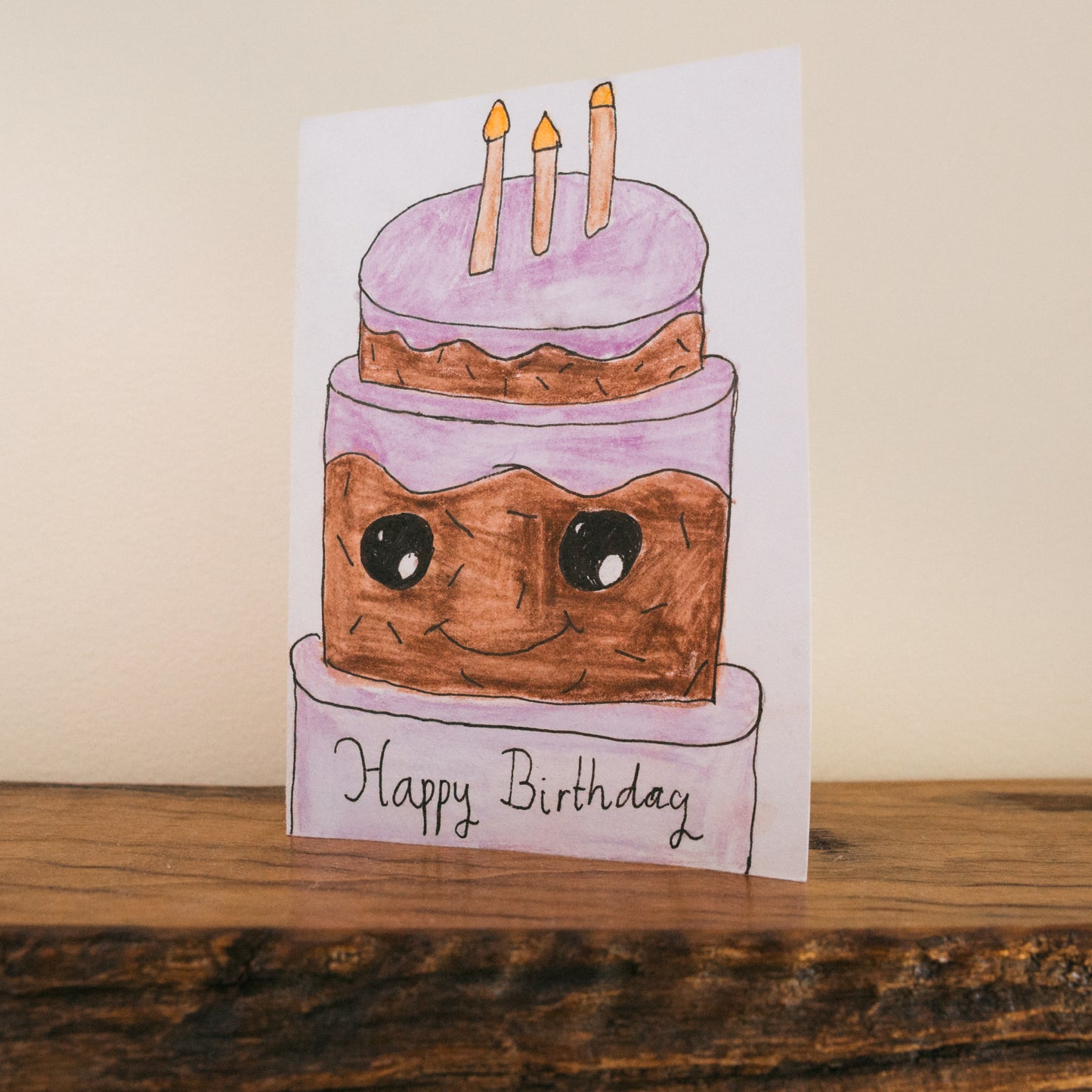 Cutie Tootie Cake card