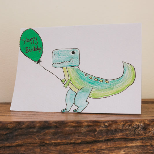 Dynamic Dino card