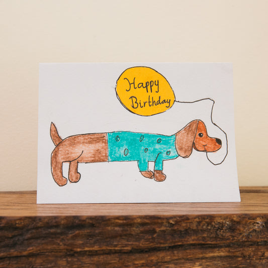 Handsome Hound card