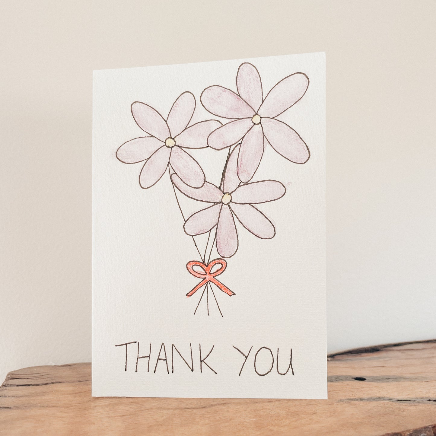 Flower-Power Thank You Card